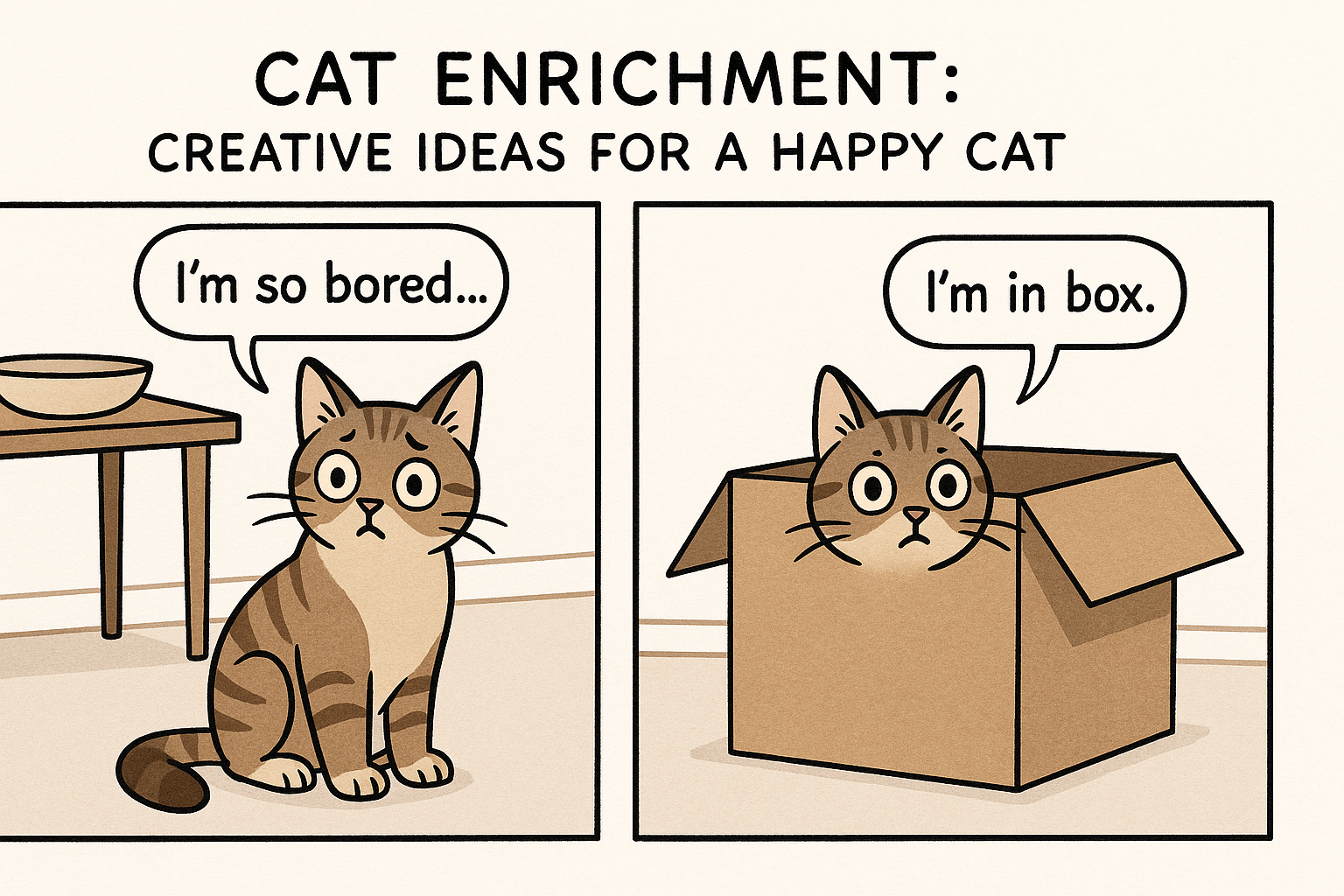 Comic: Cat Enrichment: Creative Ideas for a Happy Cat